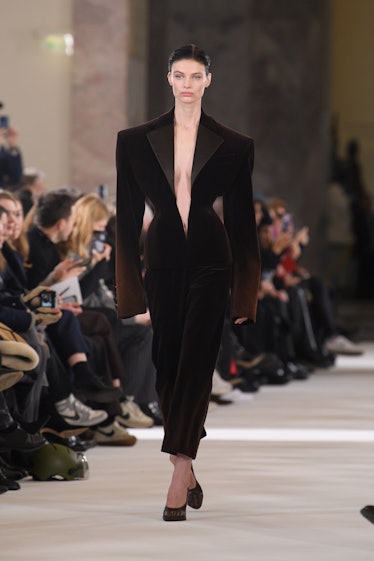 a look from Schiaparelli's spring 2023 couture collection