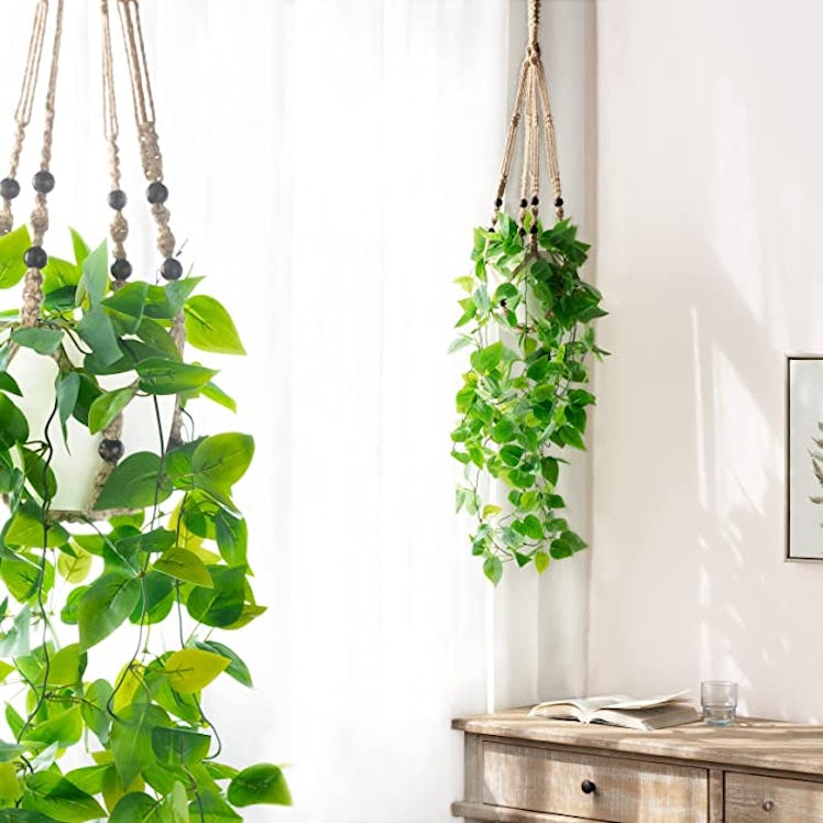 Mkono Artificial Hanging Plant