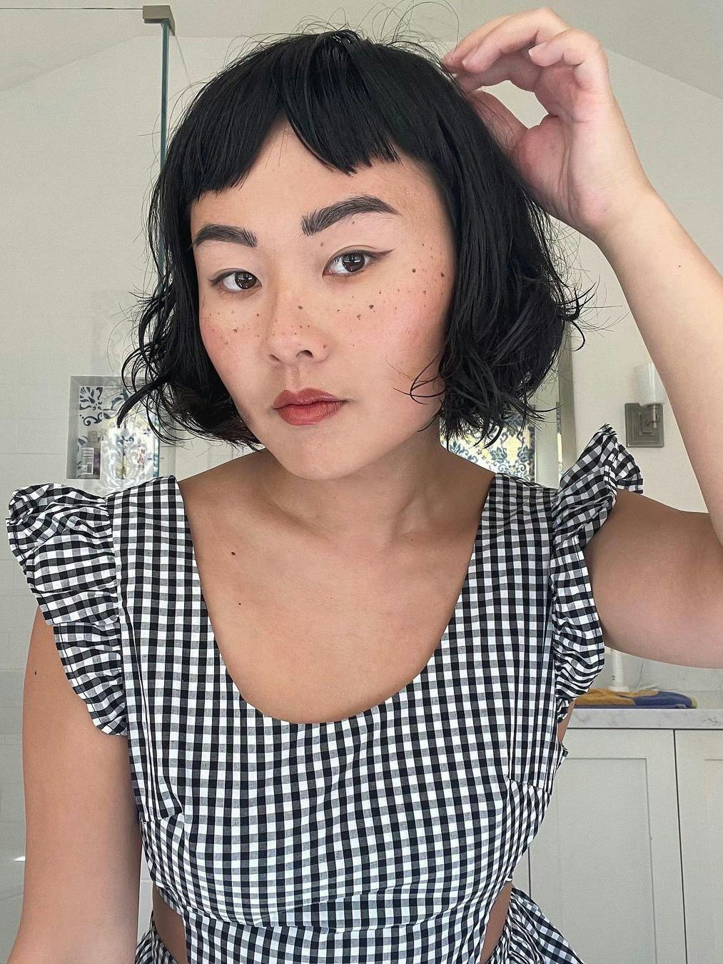 Image of Blunt micro bangs