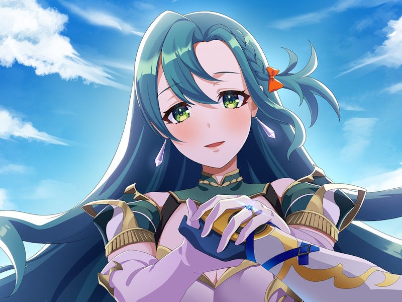 screenshot of Chloe in Fire Emblem Engage
