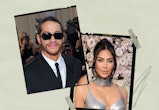 It appears as though Pete Davidson removed his tattoos of ex-girlfriend Kim Kardashian. Photos by Go...