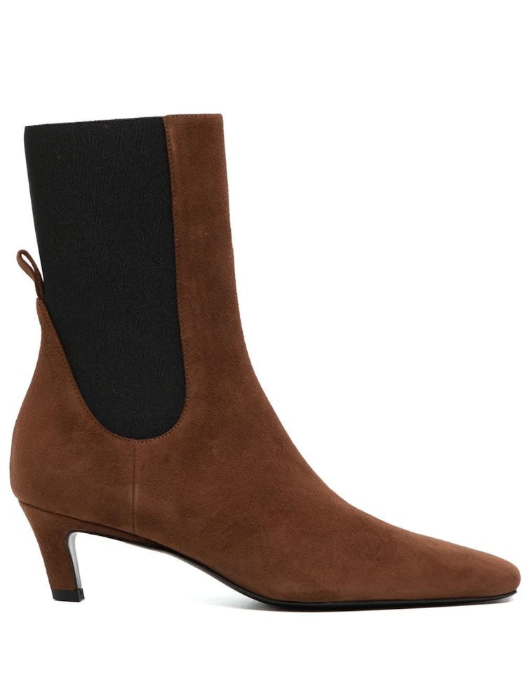 Mid-Heel Ankle Boots