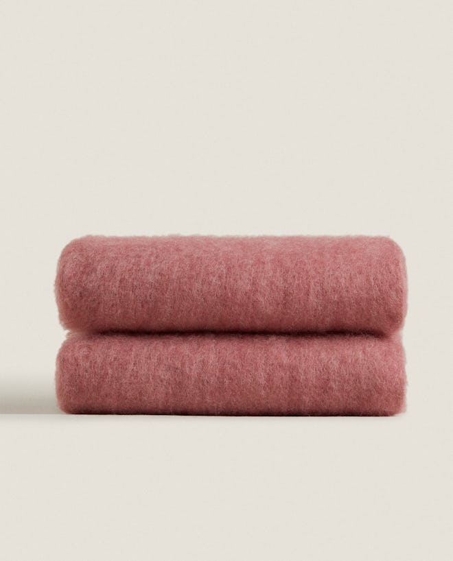 Carded Wool Blanket