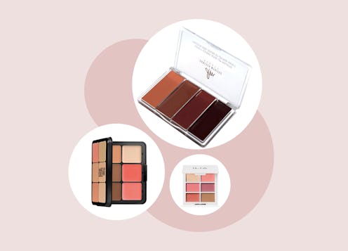 Here are the best cream makeup palettes that have dewy cream bronzers, highlighters, color corrector...