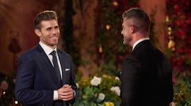 Zach Shallcross and Jesse Palmer in Season 27 of 'The Bachelor'