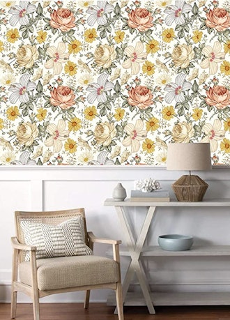 Blooming Wall Peel and Stick Wallpaper