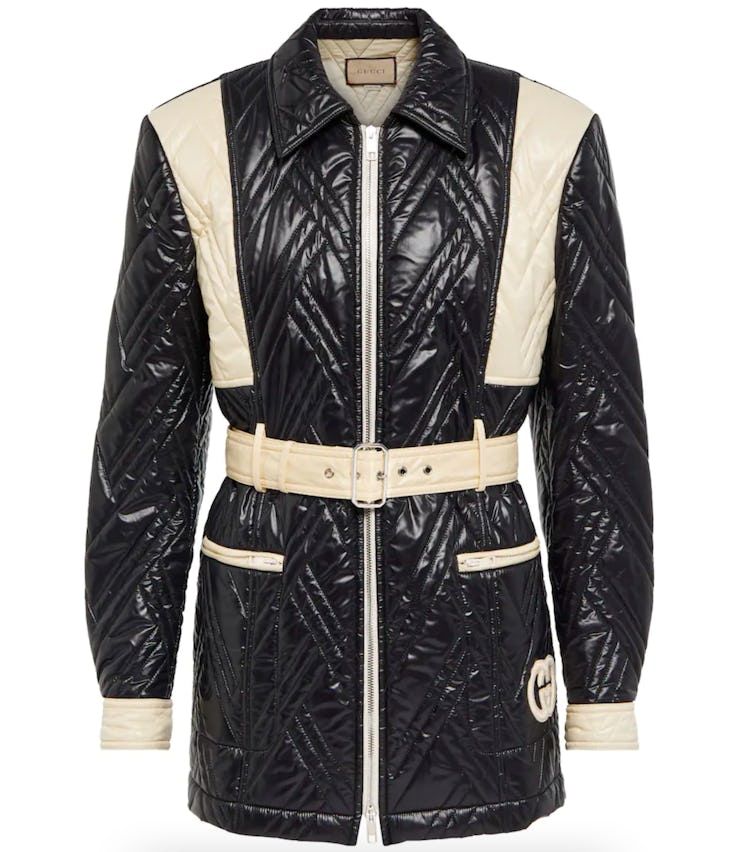 Gucci Belted Matelassé Jacket
