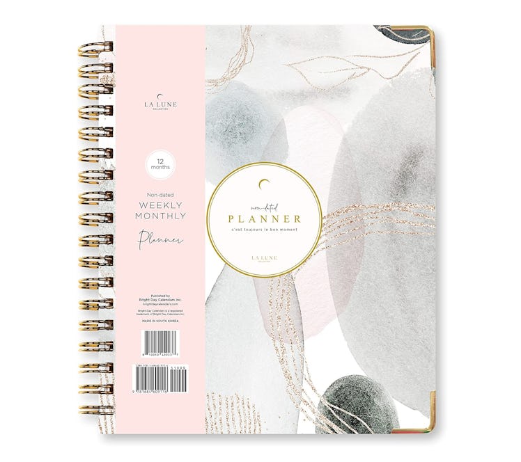 Bright Day Non-Dated Monthly Weekly Planner