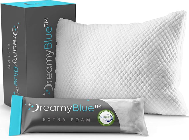 Dreamy Blue Shredded Memory Foam Pillow
