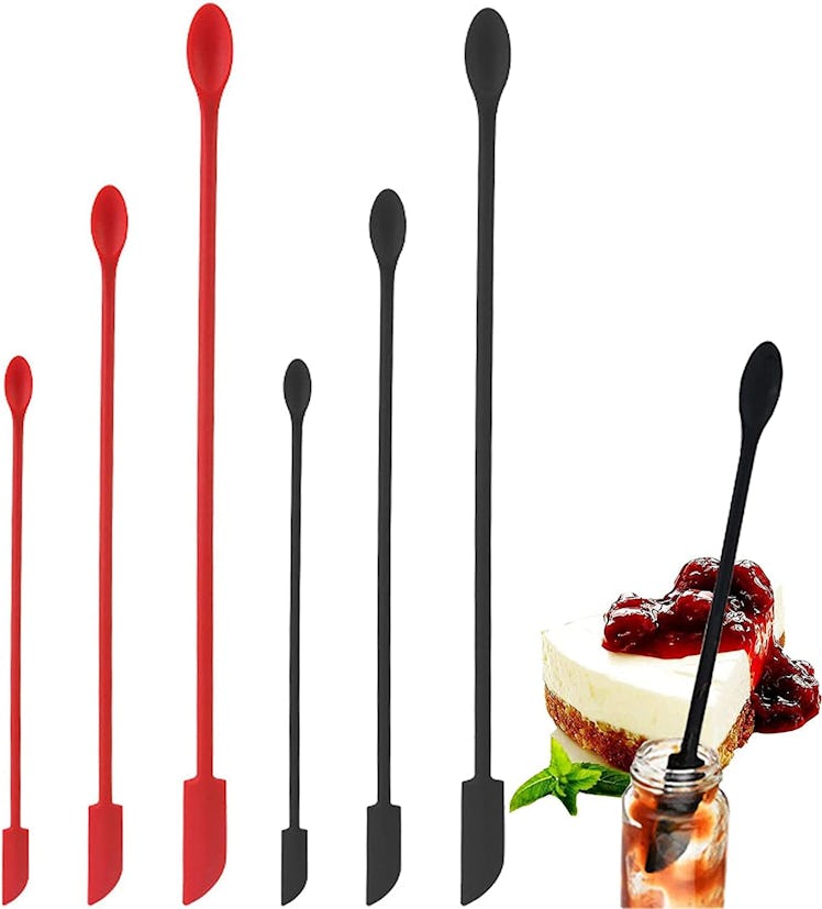 HAGBOU Last Drop Small Spatulas (6-Pack)