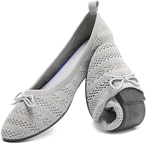 HEAWISH Crochet Lace Ballet Flats