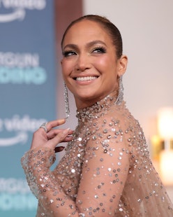 Jennifer Lopez at the Los Angeles premiere of 'Shotgun Wedding'