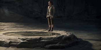 Rey in the First Jedi Temple