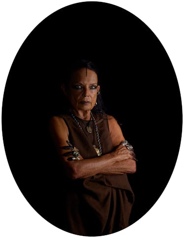 Michèle Lamy photographed by Catherine Opie.