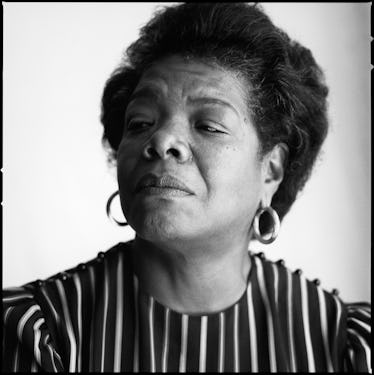 Maya Angelou photographed by Brigitte Lacombe.