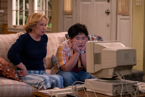 Debra Jo Rupp as Kitty Forman, Reyn Doi as Ozzie in episode 105 of 'That ‘90s Show' via Netflix's pr...