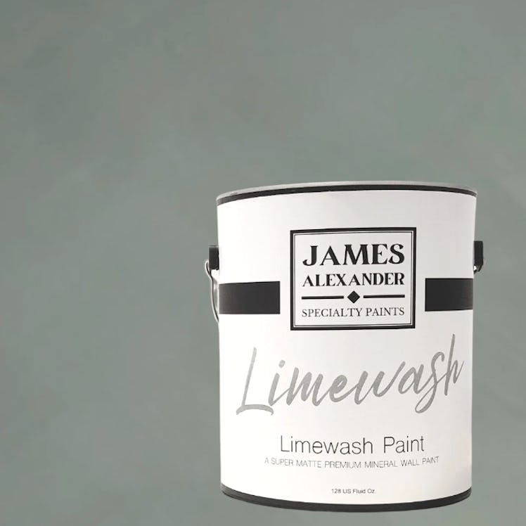 Limewash Wall Paint - Pistachio Smoky Green