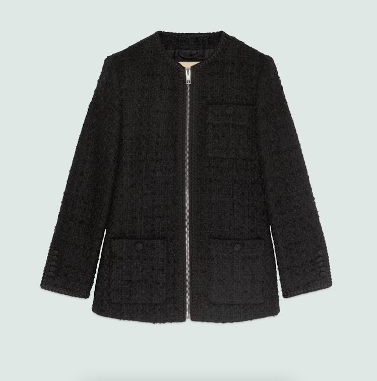 gucci Tweed Wool Jacket