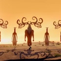 A screenshot from the movie Riverdance: The Animated Adventure 
