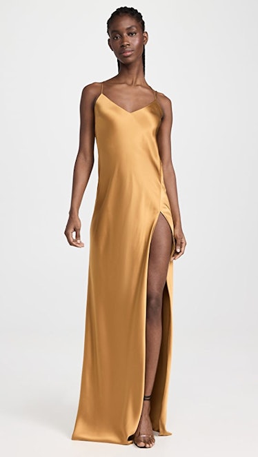 Strappy Bias Gown