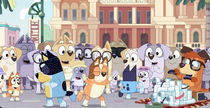 The Heeler Family dances in the episode 'Dance Mode.'