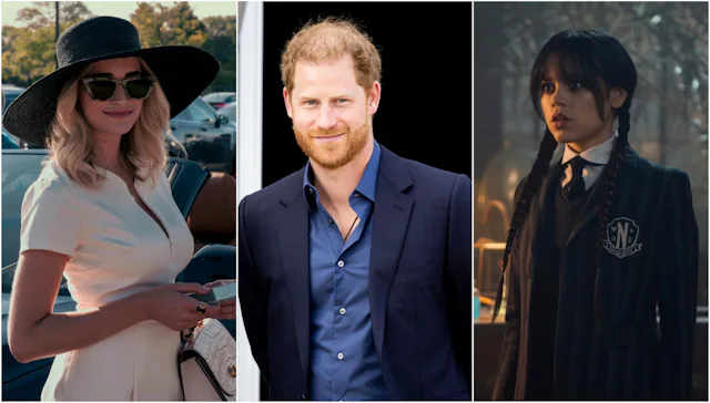 Shows like 'Ginny and Georgia' and 'Wednesday,' as well as celebrity figures like Prince Harry, are ...