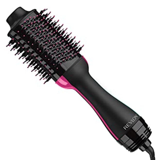 These two-in-one brush and blow dryers are great brushes for thick hair as they tame frizz, smooth, ...