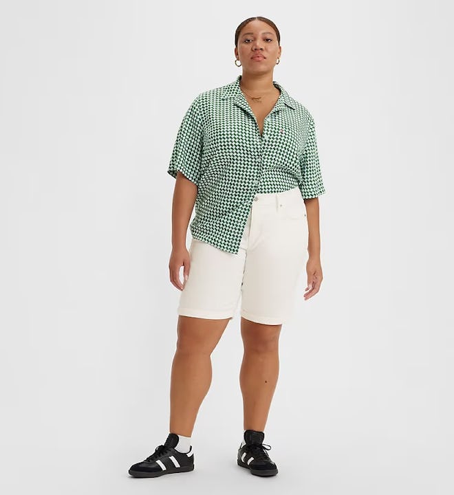 Classic Plus Size Bermuda Shorts