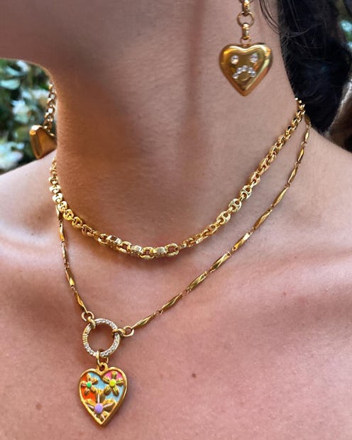 Heart jewelry trend