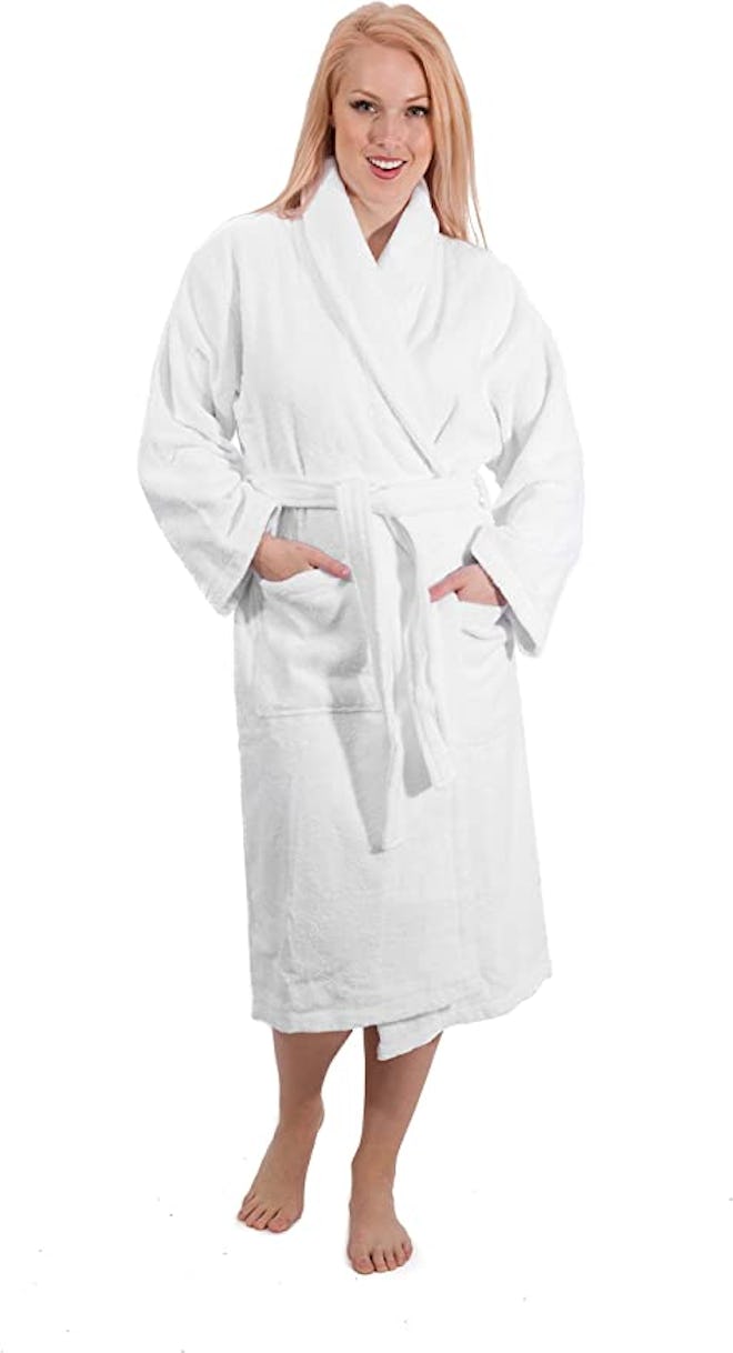 Classic Turkish Towels Premium Cotton Terry Bathrobe