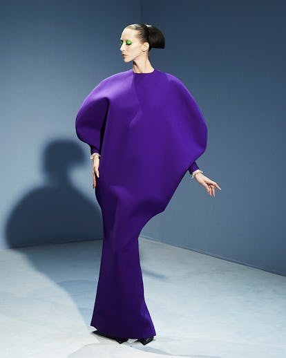 Haider Ackermann for Jean Paul Gaultier Couture Spring 2023 Was Pure Fashion Magic - W Magazine 2 A look from the Jean Paul Gaultier by Haider Ackermann