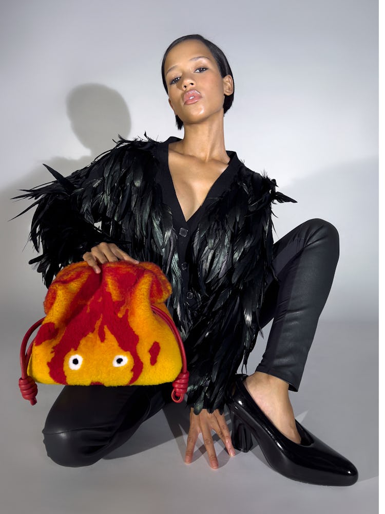 Taylor Russell for Loewe x Howl's Moving Castle photographed by Juergen Teller. Courtesy of Loewe.