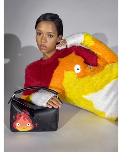 Taylor Russell for Loewe x Howl's Moving Castle photographed by Juergen Teller. Courtesy of Loewe.