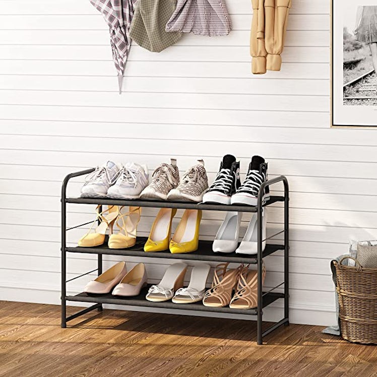 Simple Trending 3-Tier Stackable Shoe Rack