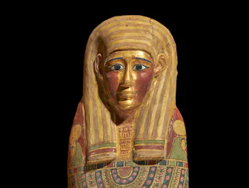 The mummy's coffin.