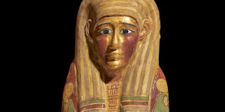 The mummy's coffin.