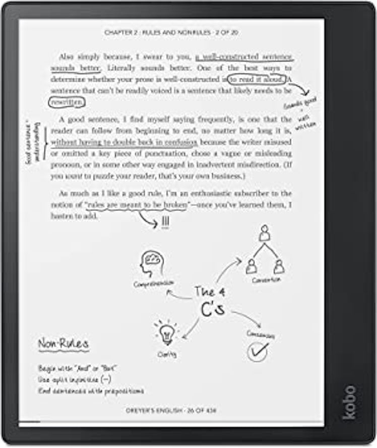 These e-ink tablets allow you to take notes and draw on your ebooks and PDF's.