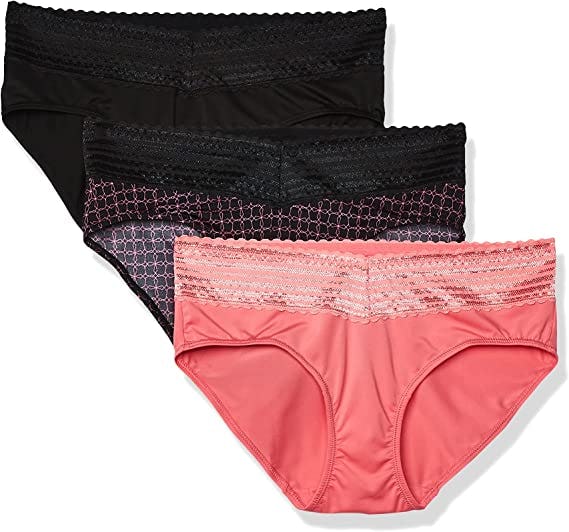 Warner&rsquo;s Blissful Benefits No Muffin Hipster Panties (3-Pack)