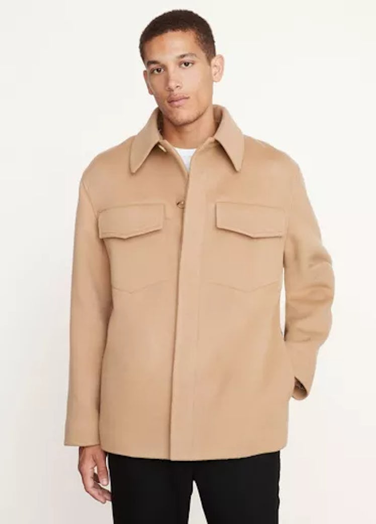 Vince  Splitable Drape Shirt Jacket