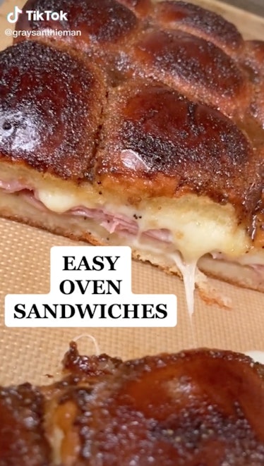 Easy Sandwich Sliders is a yummy Super Bowl snack recipe idea from TikTok.