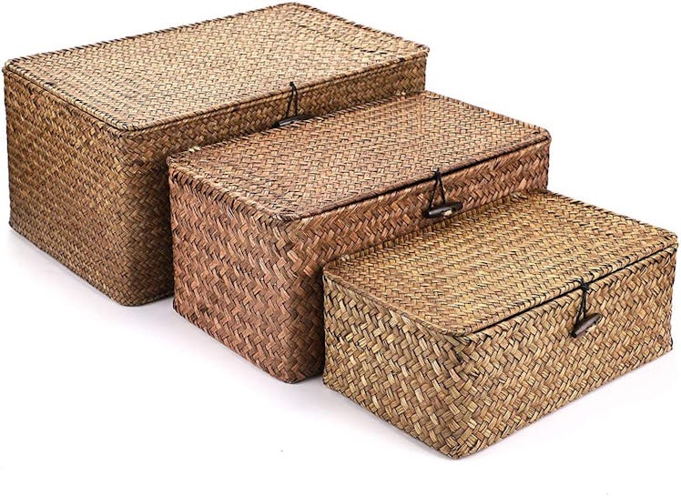Hipiwe Seagrass Storage Baskets (Set of 3)