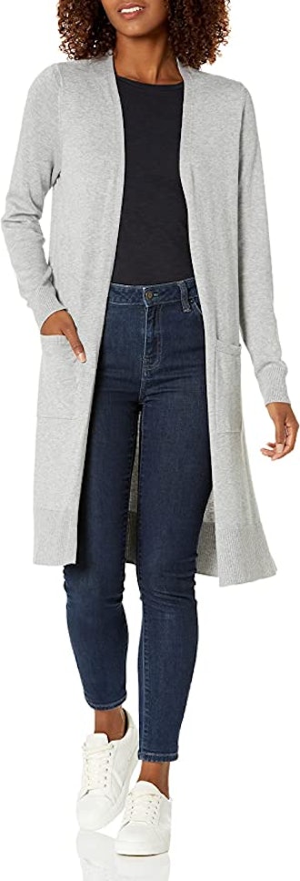 Amazon Essentials Longer Length Cardigan Sweater