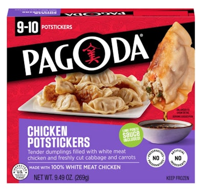 Pagoda Chicken Potstickers are a Walmart appetizer to serve at your Super Bowl Party.