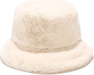 Umeepar Faux Fur Bucket Hat