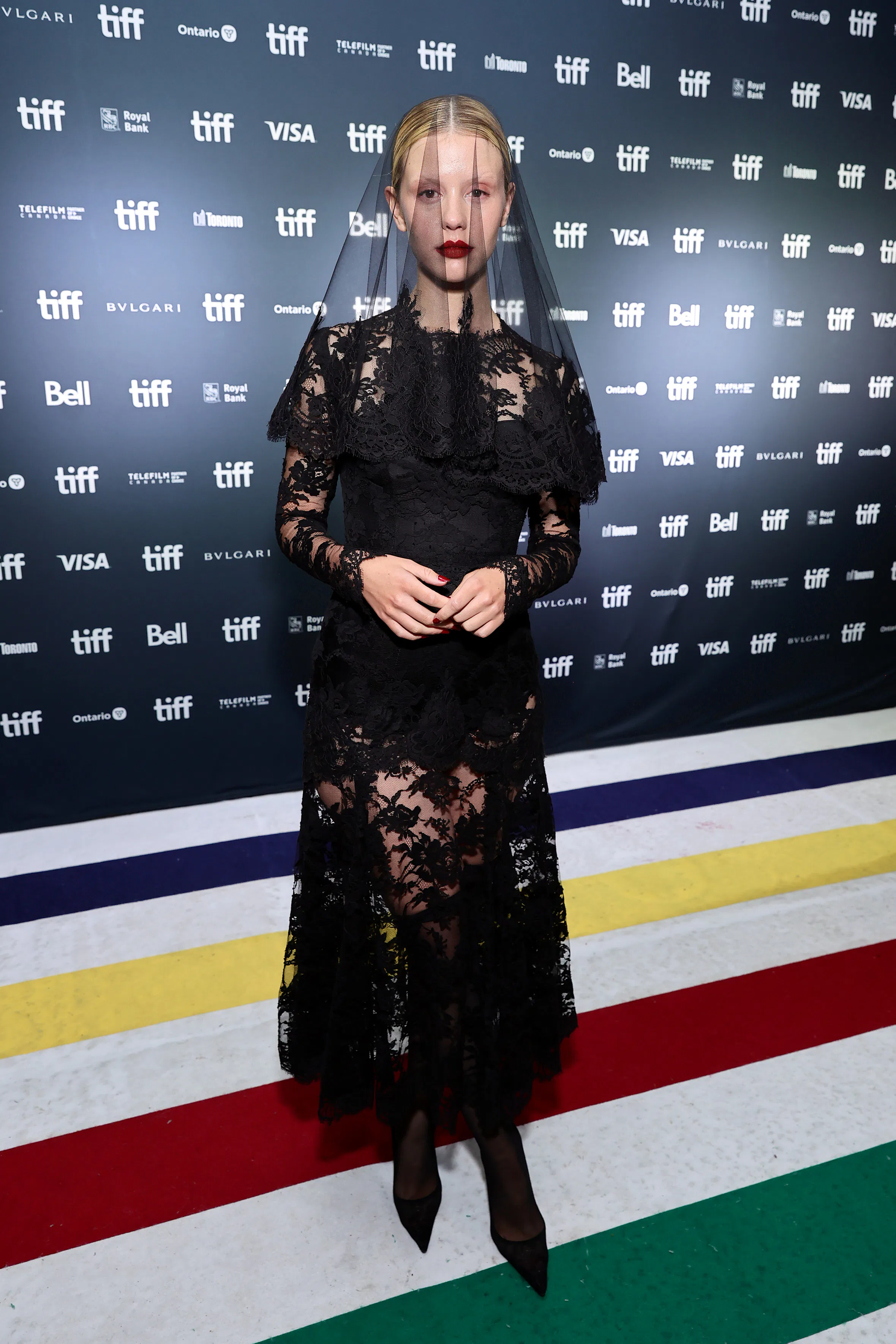 Mia Goth's Best Red Carpet Moments Are a Haunting Whisper