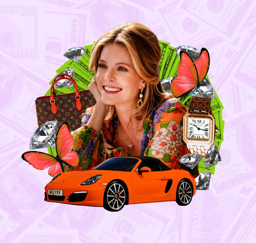 Daphne from The White Lotus, surrounded by the trappings of trophy wife life