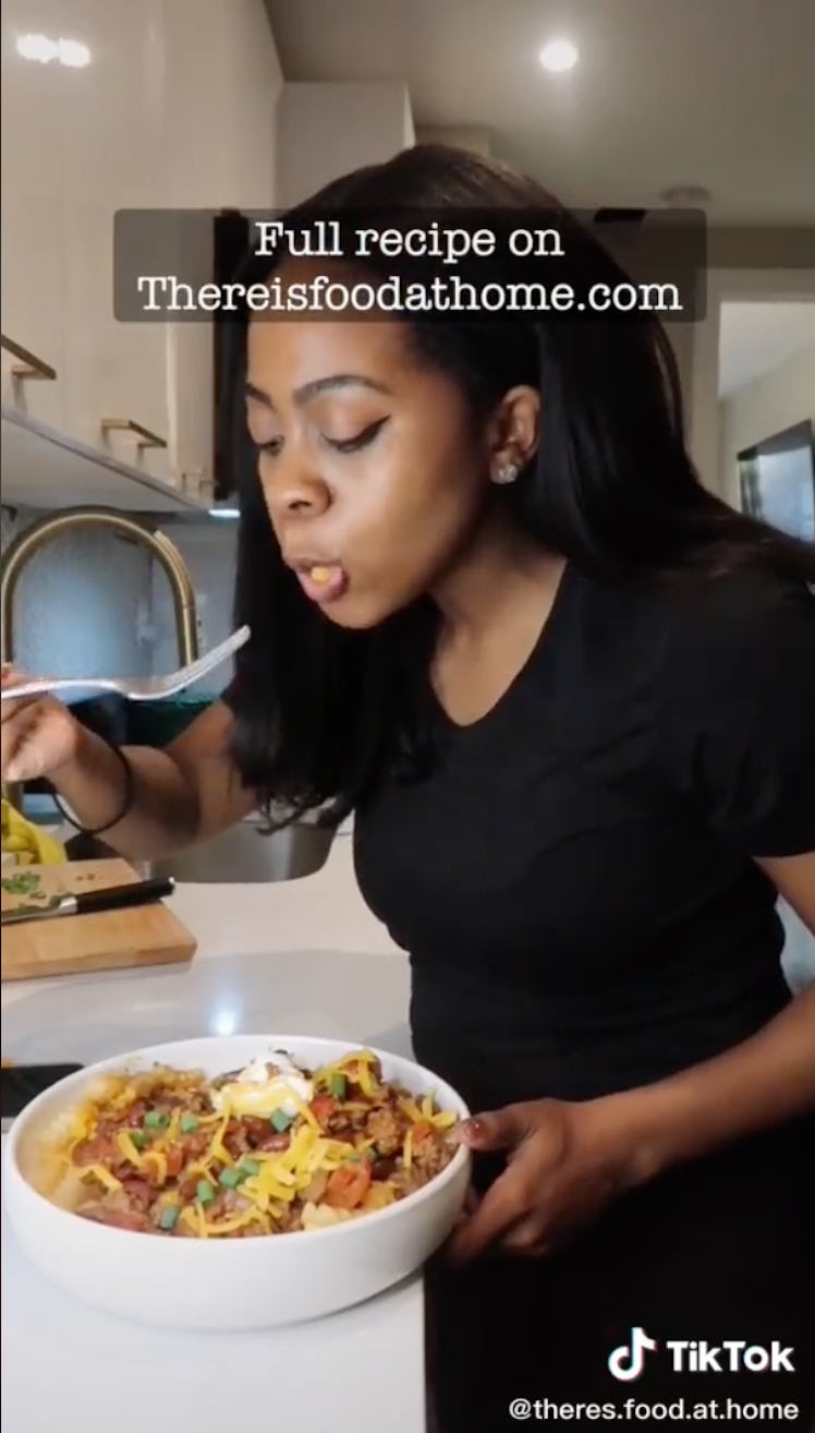 Loaded Chili Cheese Fries is a yummy Super Bowl snack recipe idea from TikTok.