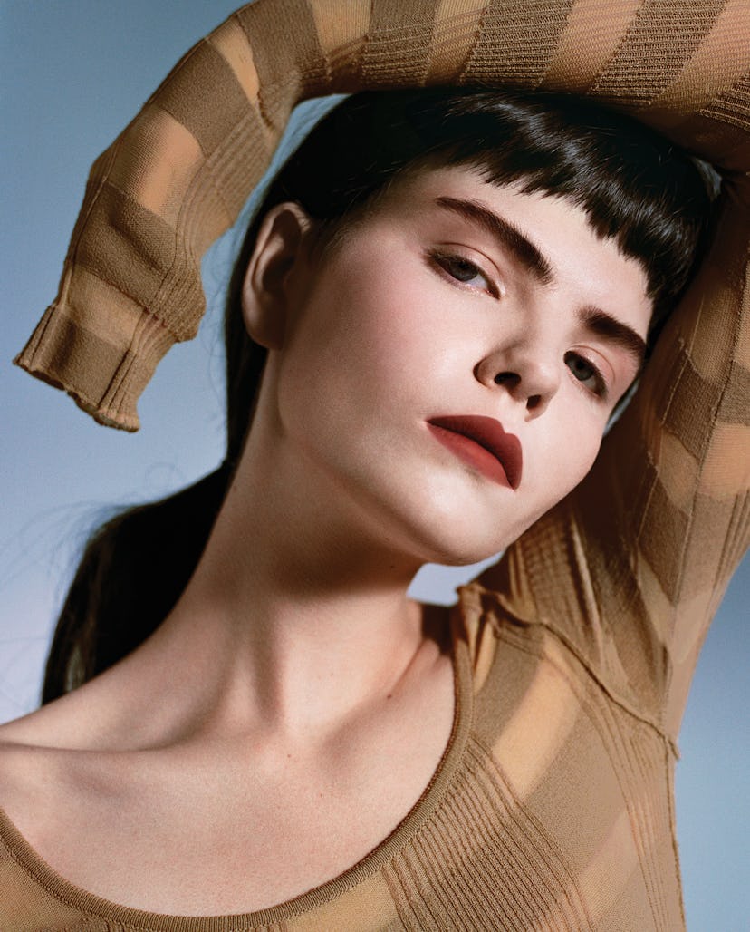 Photograph for W magazine by Lena C.Emery, styled by Katie Burnett. Hair by Mark Hampton, makeup by ...