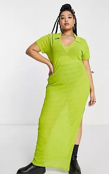 I Saw It First Sheer Maxi Dress