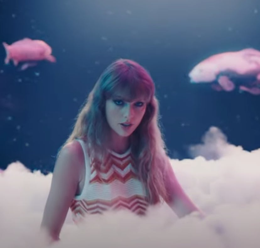 Taylor Swift's "Lavender Haze" music video seemingly included a hint that the singer will re-record ...